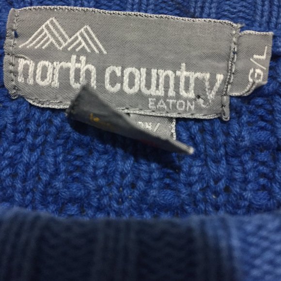 VINTAGE NORTH COUNTRY EATON KNITTED SWEATERS SIZE L - Picture 8 of 8